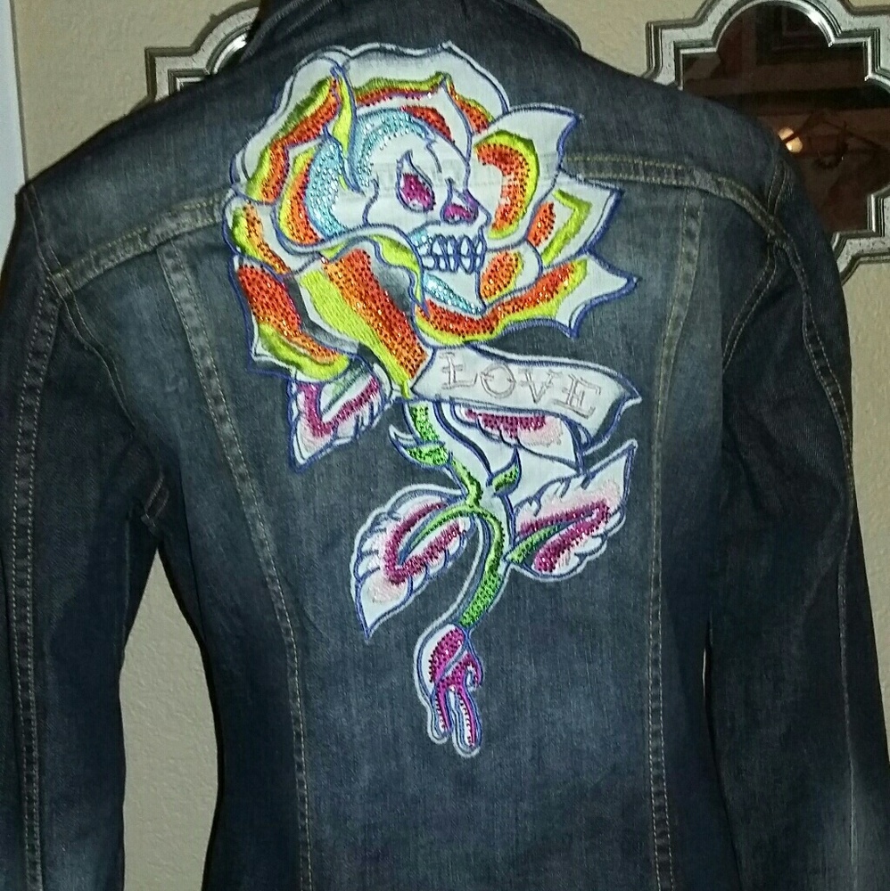 ED Hardy Jean jacket